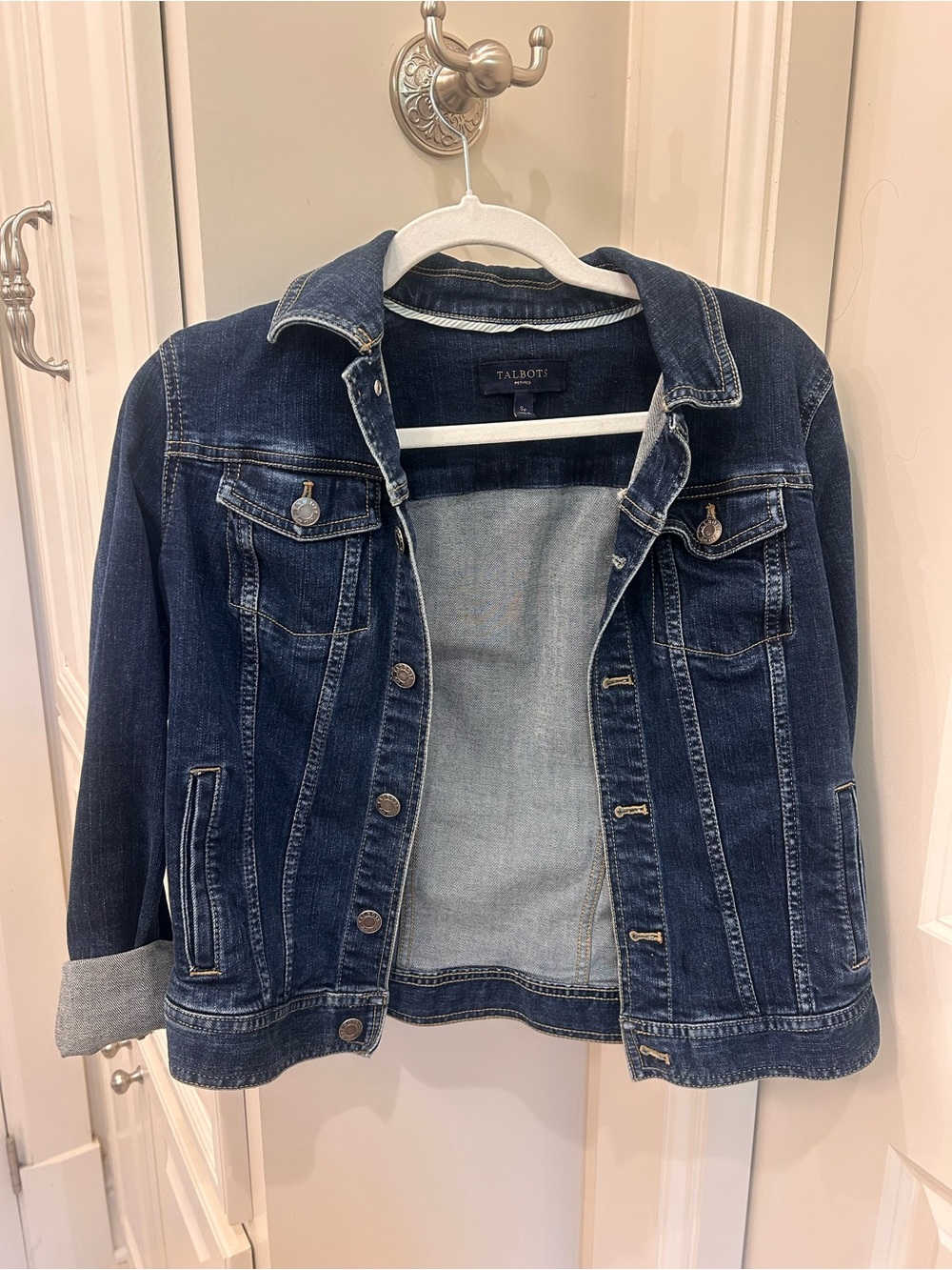 Talbots Dark indigo Denim Jacket